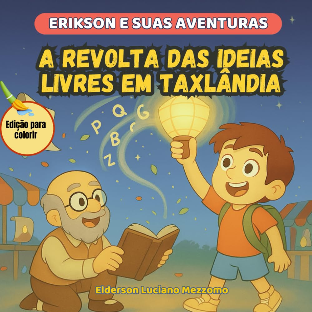 A Revolta das Ideias Livres: Edição para Colorir (Erikson e Suas Aventuras)