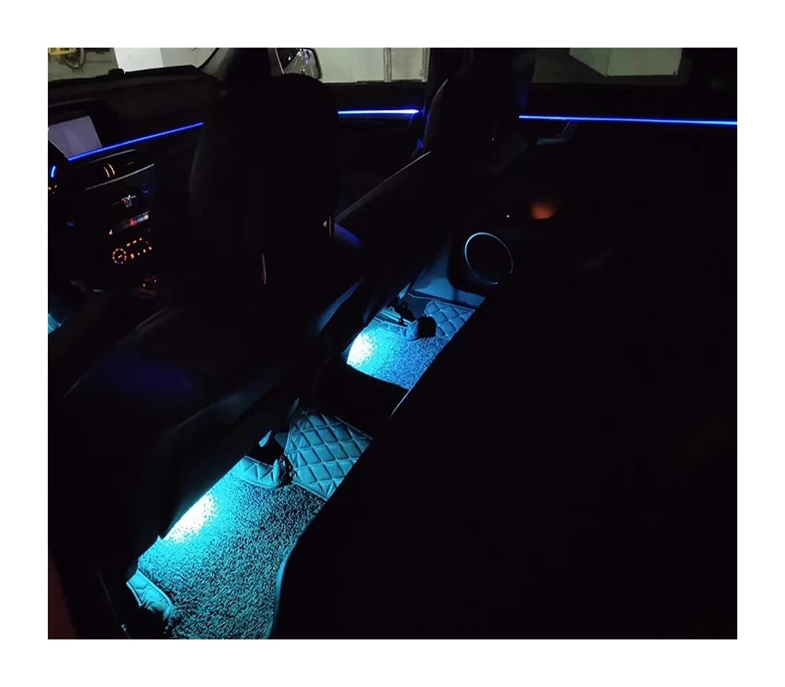 The Latest Factory Design 64 Color Atmosphere Lamp Compatible with Mercedes Benz C-Class W204 2009 2010 2011-2013 Ambient Light