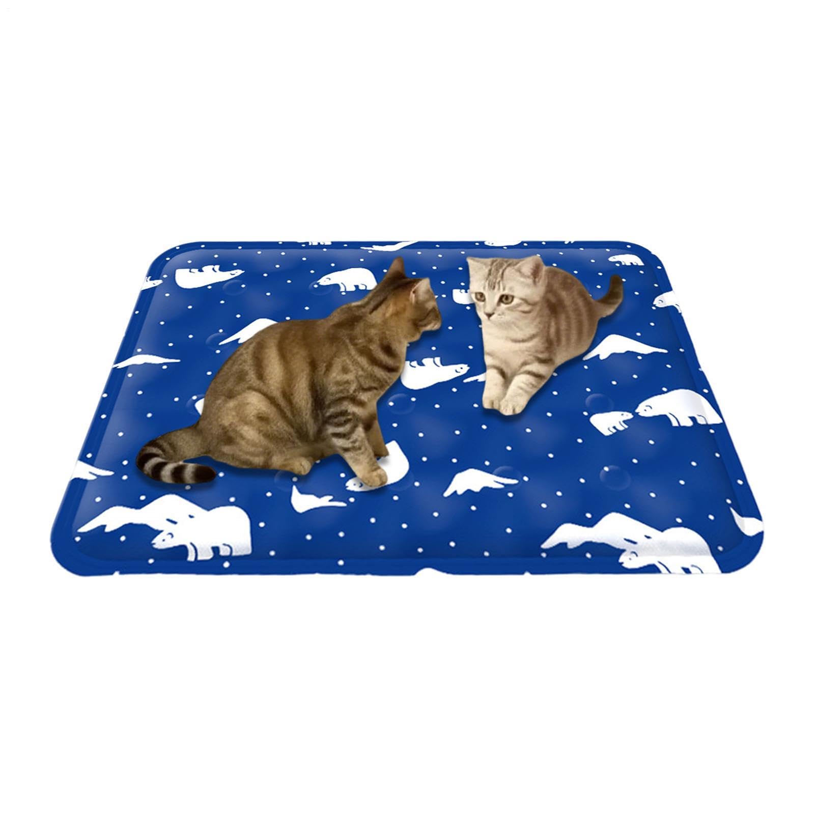 Tapis rafraîchissant pour chiens et chats pliable et lavable pour intérieur et extérieur