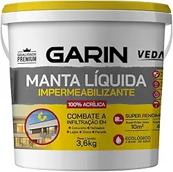 Manta Líquida Emborrachada Impermeabilizante Telhados Concreto Infiltração Profissional 3,6kg (CINZA)