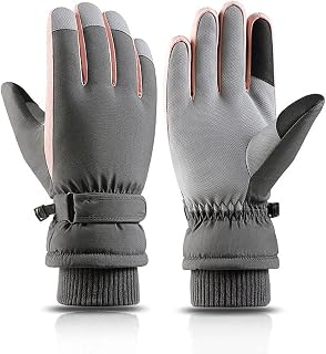 Luvas femininas, térmicas à prova de vento, à prova de vento, luvas de esqui antiderrapantes, esportes, corrida, corrida, escalada, caminhada