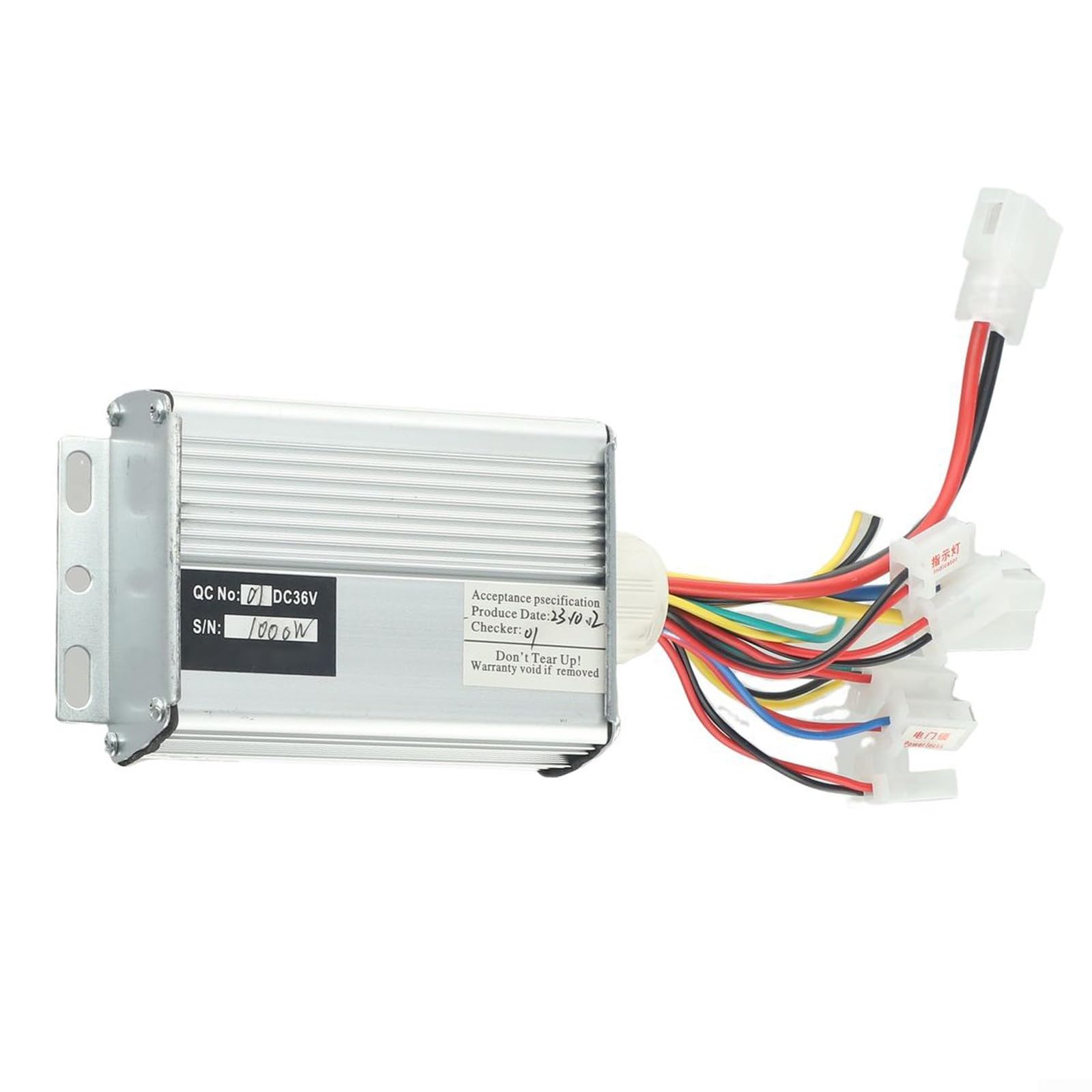 Conjunto de agarre del acelerador con controlador de motor cepillado diseñado para bicicletas eléctricas de 24 V, 36 V, 48 V y para uso en scooter eléctrico