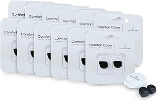 Ear Plugs for Sleeping, Acousdea Reusable Moldable Silicone Ear Plugs, Waterproof, Suitable for Snoring, Swimming, Working, Studying, Noise Cancelling up to 40 dBSPL, Black with Carry Case, 12 Pairs