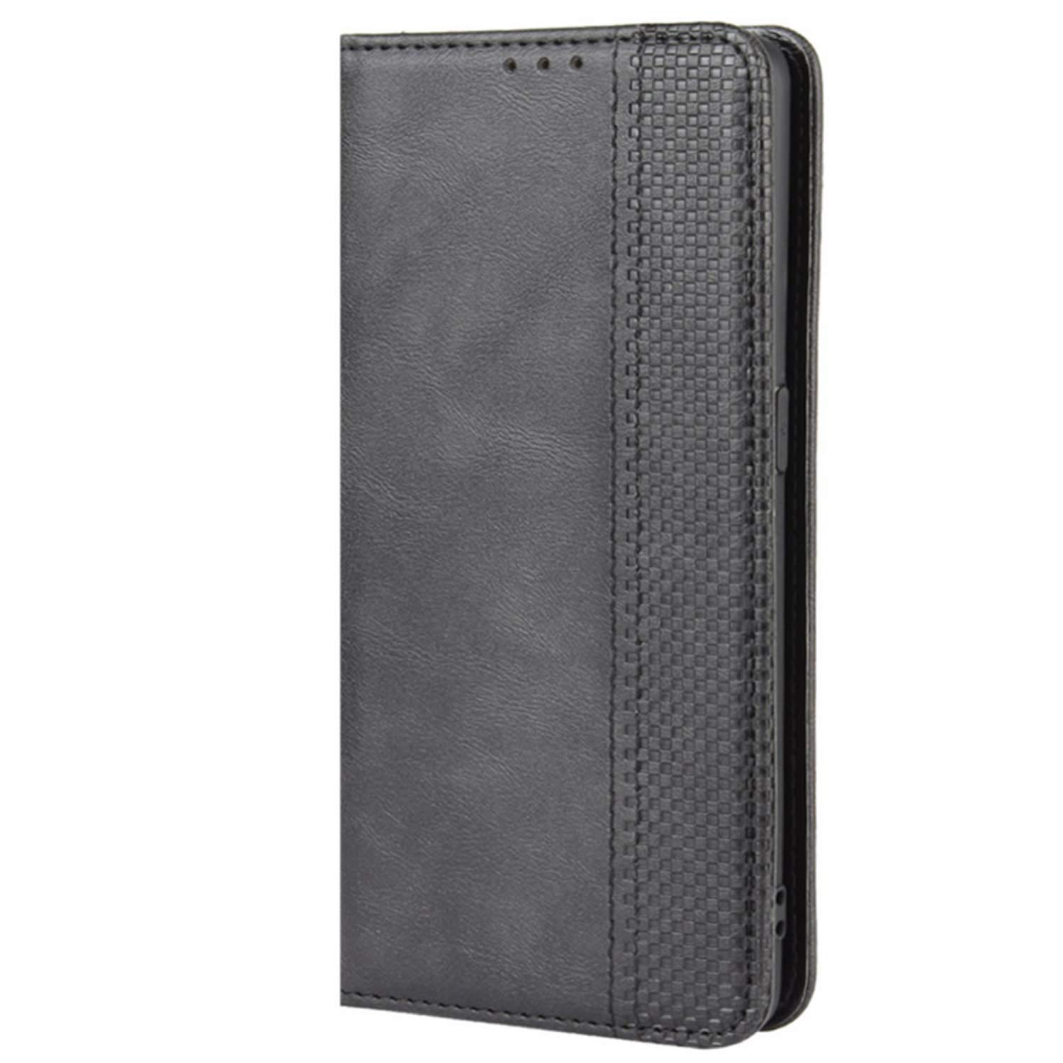 Vankii Cover per OPPO Find X2 Pro, Flip Caso Libro Premium Portafoglio Custodia in Pelle PU Magnetica,Custodia Pelle Sintetica TPU Silicone Antiurto,Funzione Supporto Slot Schede (Verde