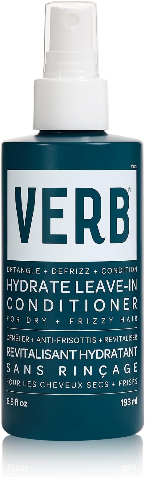Hydrate Leave-In Conditioner, 6.5 fl oz – Nourish Dry + Frizzy Hair - Smooth + Detangle - Amber + Warm Jasmine Scent