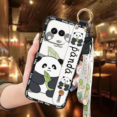 Phone Case Compatible with VIVO IQOO Z11 Turbo, Durable Shockproof Dirt-resistant Soft case Design Silicone Wrist Strap Protecti