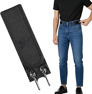 [Ozozuize] バックルレスベルトフック メンズ - 調整可能な伸縮ウエストストラップ,スポーツ用バックルフリーベルト,女性、男性、旅行者、ドレス着用者、アウトドアスポーツ、ビジネスミーティング、結婚式、作業現場向け