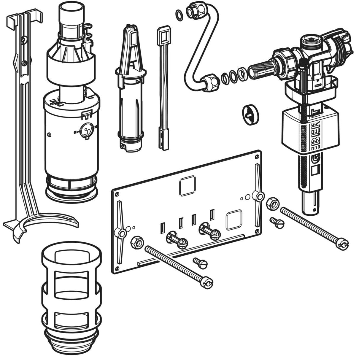 Geberit Umbauset für 2-Mengen-Spülung zu Geberit UP-SPK Mod.