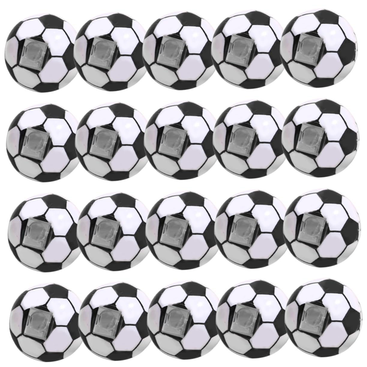 Uonlytech 4 Set Temperamatite Manuale Calcio Accessorio Per Design Compatto E Leggero Per Scuola E Ufficio 20 Pezzi*4