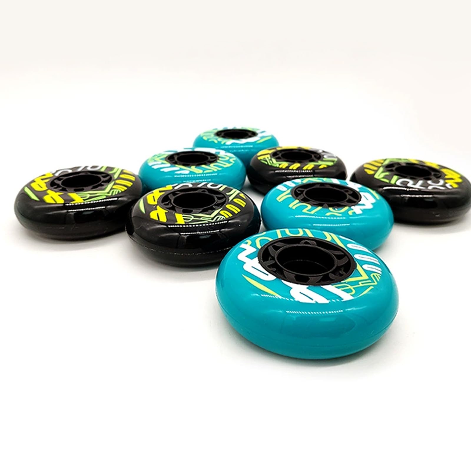 Koła inline Koła zapasowe 85A 72mm 76mm 80mm z łożyskiem Koła inline Koła zapasowe o wysokiej elastyczności 8 szt.