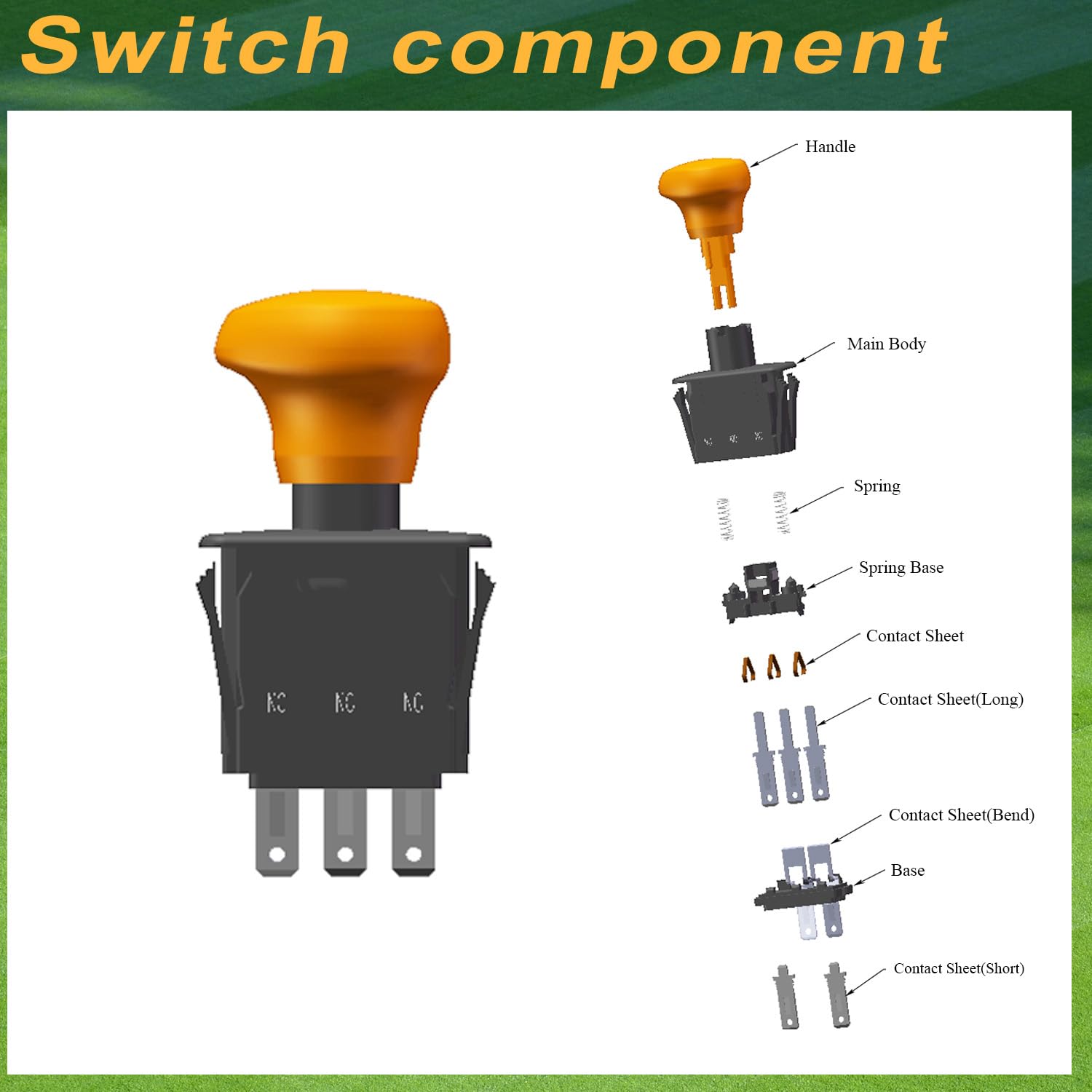 Amazon.com: YUXSOUQ PTO Switch 7 Terminals 725-3233