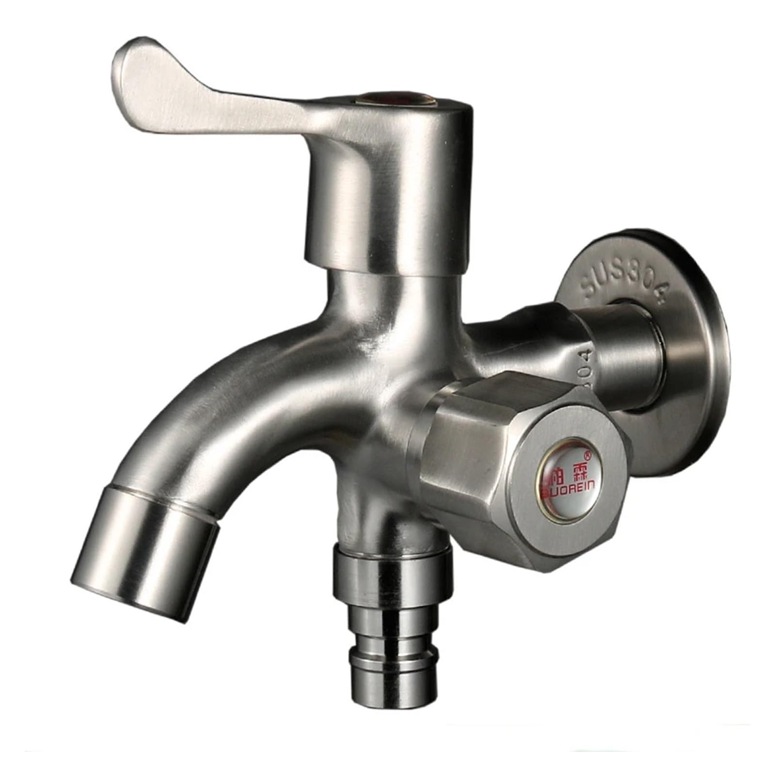 Grifo Duo de acero inoxidable 304 con doble salida para optimizar tu colada