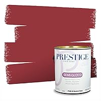 Vista 572 de Pintura interior + imprimación PRESTIGE, todo-en-uno, 1 galón, acabado plano, color comparable al Valspar* Royal Garnet*