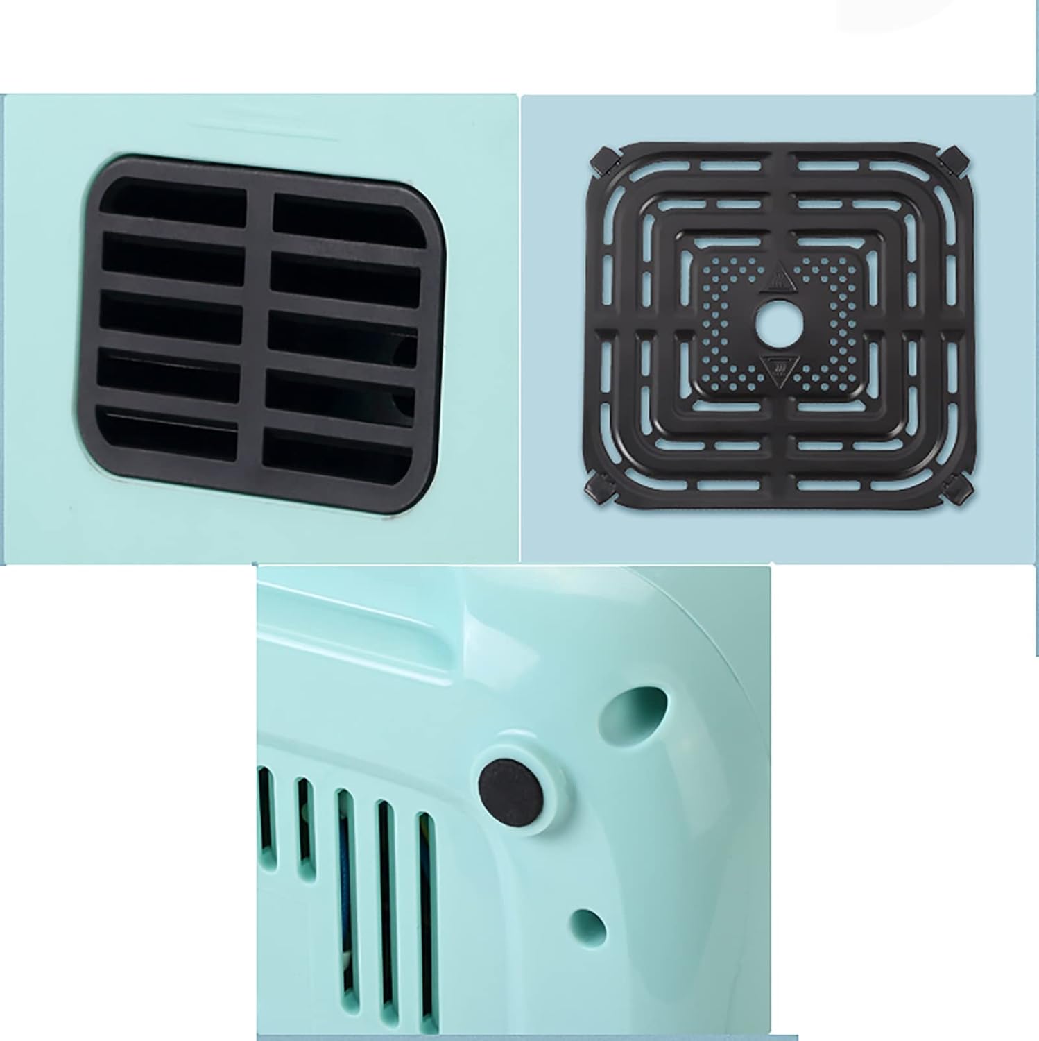 Air fryer/home kitchen electric fryer oil-free automatic oven integrated French fries machine 5L green