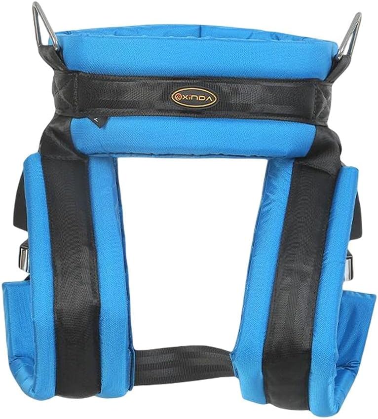 Almencla Nylon Trampoline Harness, Trampoline ed Accessories, Outdoor Gear for Adults Children, Blue S