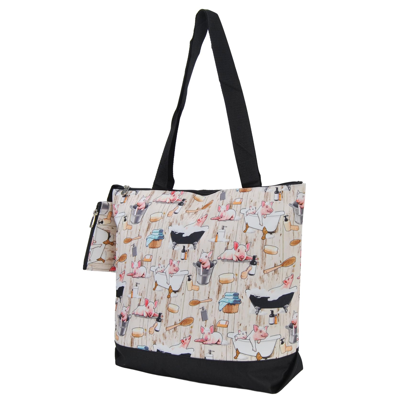NGIL Medium Canvas Tote Bag with Coin Purse
