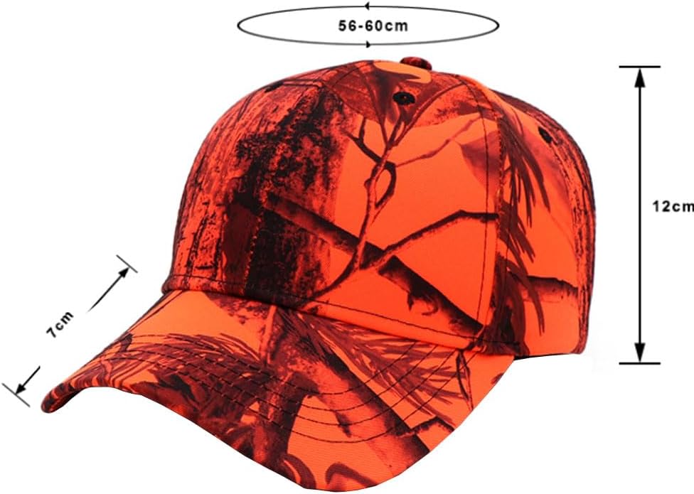 [Flymaple] Бейсболка Blaze Orange Baseball Cap Real Tree Hunting Cap свободного размера [Товары параллельного импорта], фото 6