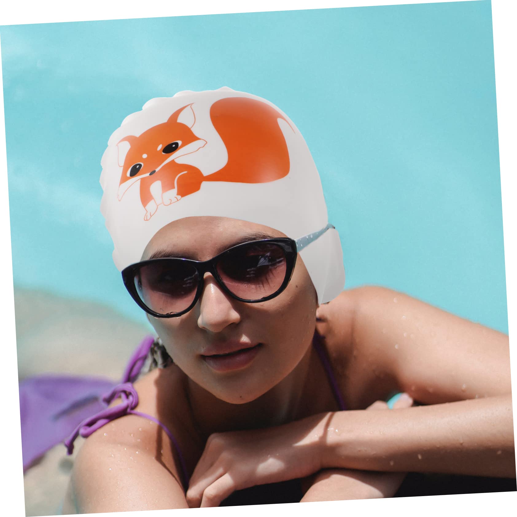 BESPORTBLE Cuffia Da Nuoto In Silicone Aqua Large Cuffia Da Nuoto Cuffia Da Nuoto Rosa Cuffia Da Nuoto In Tessuto Cuffia Da Nuoto Per Per Occhialini Da Nuoto Per Adulti Cuffia Da
