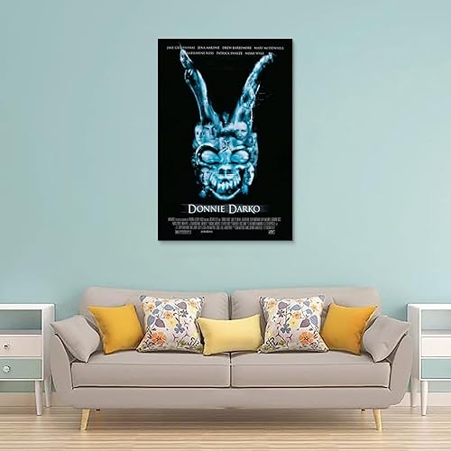 Miniatura 2 de Donnie Darko - Póster de película en lienzo para pared, diseño moderno de dormitorio familiar, decoración para habitación estética, 12 x 18 pulgadas