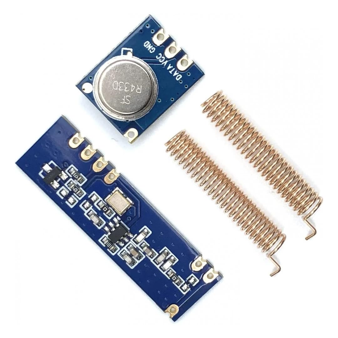 CentIoT - 433MHz Long Distance ASK Wireless Module kit - RF Transmitter STX882 + Receiver SRX882 + Copper Spring Antennas (B0CV453QRH) Amazon Price History, Amazon Price Tracker