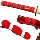 4.4 Yard Synthetic Silk Ito Tsukamaki Sageo Handle Wrapping Cord Scabbard Rope for Japanese Sword Katana Wakizashi Tanto