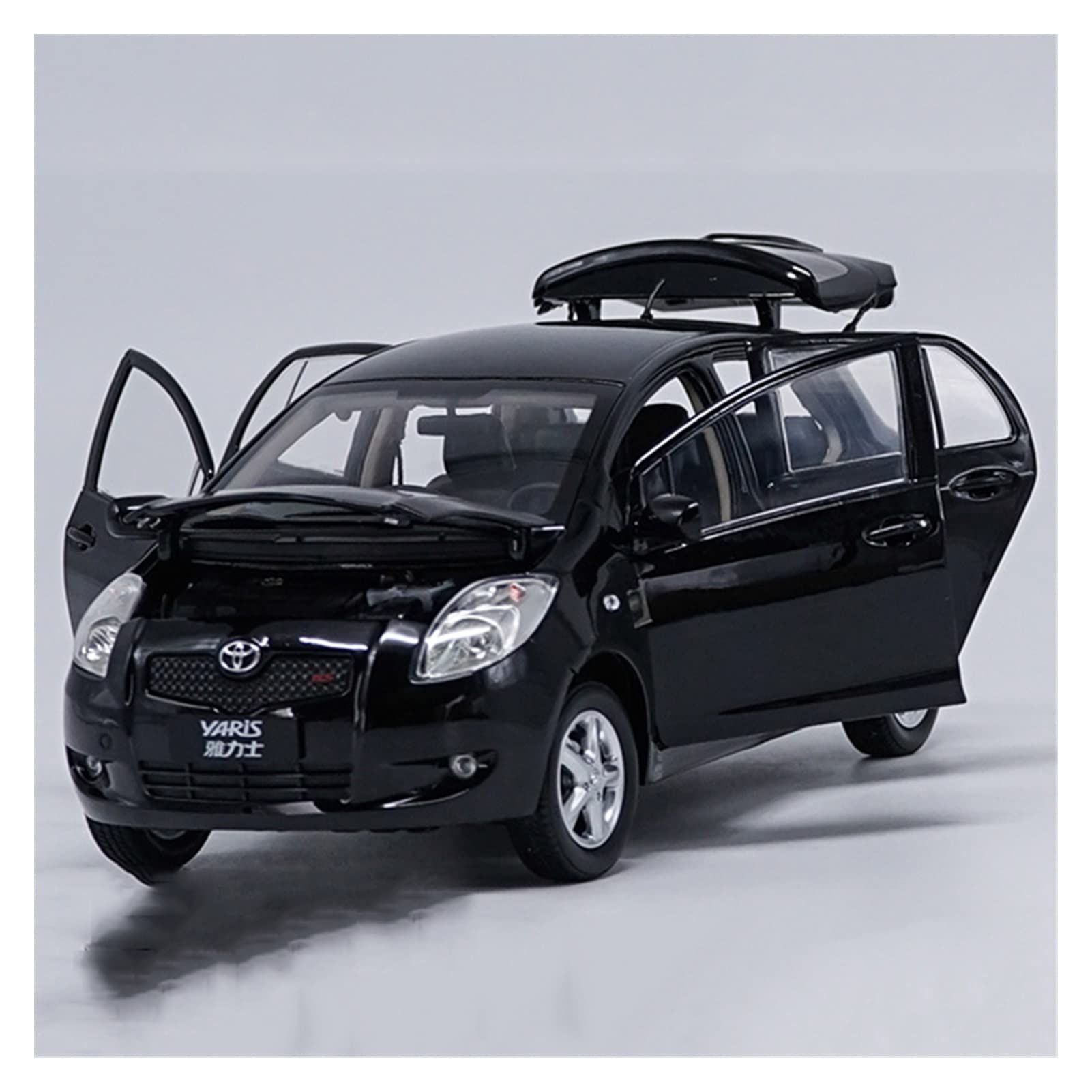 Veicoli a Motore in Scala Diecast 1:18 per Toyota Yaris Lega di Simulazione Modello di Auto Collezione per Adulti Decorazione Statica Regali Modello di Auto Replica