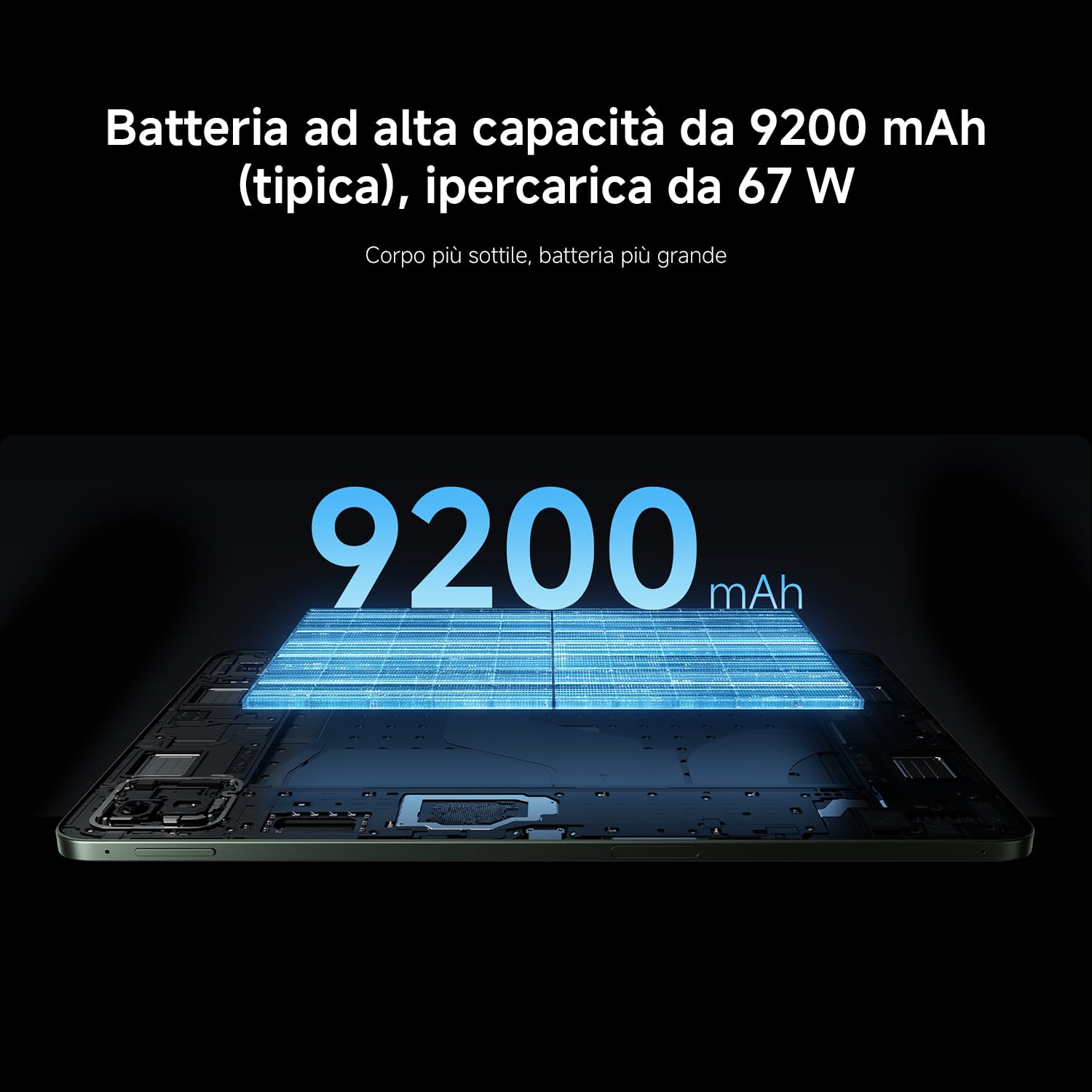 XIAOMI Pad 8 Pro, Tablet 11,2'', 12+512 GB, Snapdragon® 8 Elite, Batteria 9200 mAh, Display cristallino 144 Hz, HyperAI, Grigio, Garanzia 2 anni del produttore+1 anno extra, Caricatore non incluso