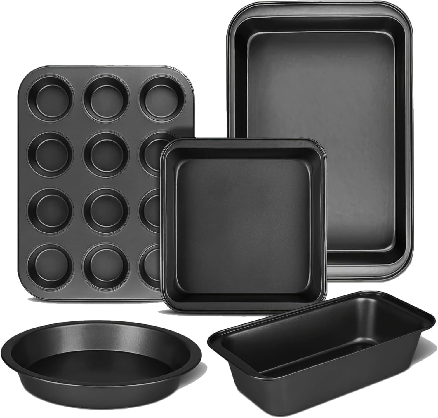 Durable & Scratch-Resistant 5-Piece Baking Pan Set for All Baking Needs