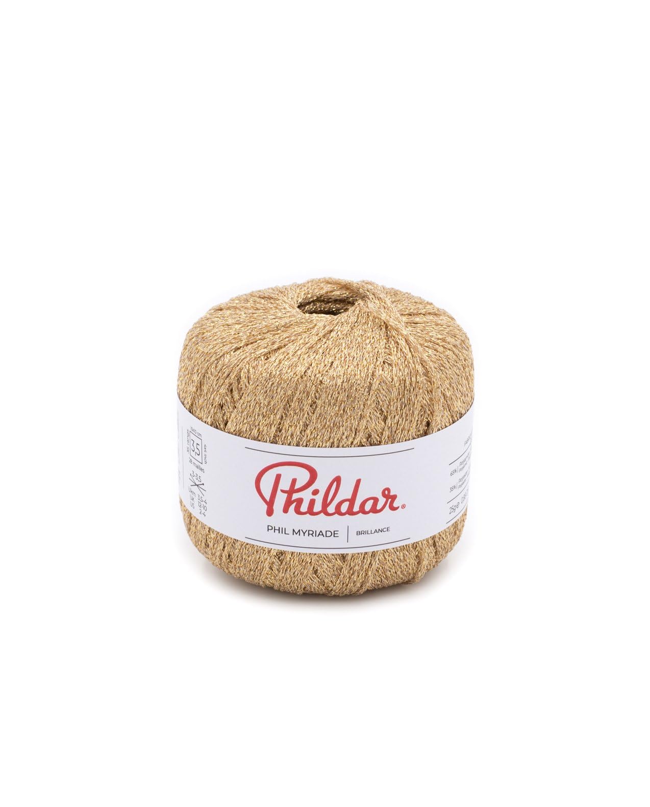 Lot De 10 Pelotes De Fil MYRIADE NUIT Phildar Neuves - Polyamide Brillant Bleu, Aiguille 3,5
