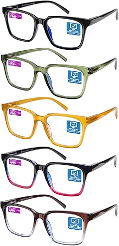 K KENZHOU Blue Light Blocking Glasses, Fashion Square Fake Nerd Eyewear Anti UV Ray Computer Gaming Eyeglasses K KENZHOU Blue Light Blocking Glasses, Fashion Square Fake Nerd Eyewear Anti UV Ray Computer Gaming Eyeglasses