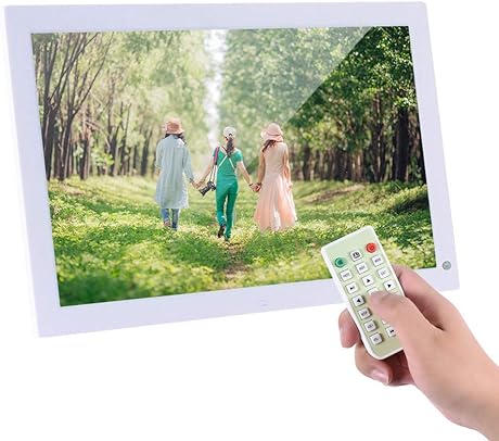 LED-elektronisches Bilderalbum 185 Zoll Digitaler Fotorahmen 1080P Bildunterschrift Vollbildansicht Werbemaschine mit Fernbedienung anzeigenWhite LED-elektronisches Bilderalbum 185 Zoll Digitaler Fotorahmen 1080P Bildunterschrift Vollbildansicht Werbemaschine mit Fernbedienung anzeigenWhite