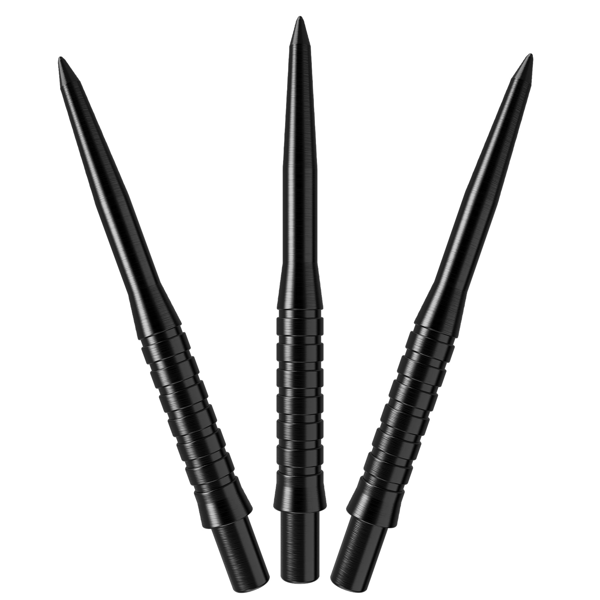 Points Rainurés En Acier Inoxydable Pour Fléchettes De Remplacement CyeeLife, Pointes En Acier