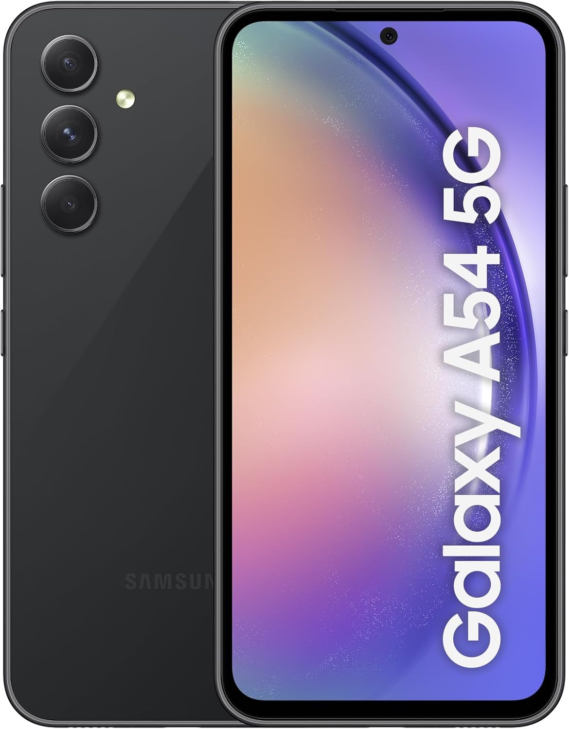 Samsung Galaxy A54 5G, Android Smartphone, 6.4 Inch Dynamic AMOLED Display, 5,000 mAh Battery, 128 GB/8 GB RAM Mobile Phone in Awesome Graphite - – Samsung product photo