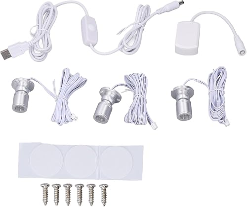 Garosa Mini proyector LED, luces artísticas, luces de acento, pequeño foco regulable, iluminación de acento, lámpara de gabinete de joyería,