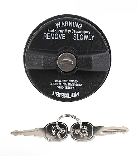 Miniatura 3 de Tapa de combustible de gas con bloqueo compatible con Chrysler Jeep Dodge Ram 5278655AB 2001-2021