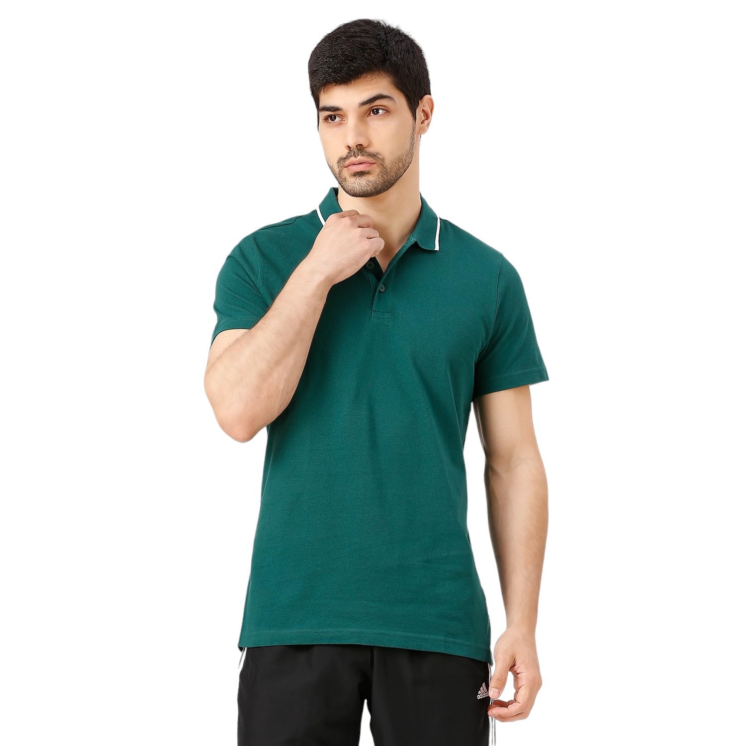 adidas Men's Solid Regular Fit T-Shirt-picture-16