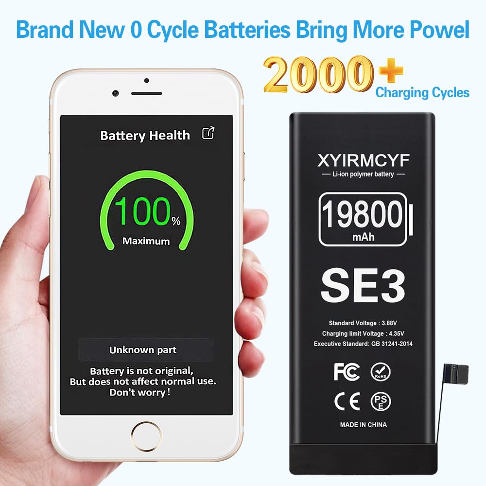 Amazon.com: XYIRMCYF 19800mAh Super Capacity Battery Compatible