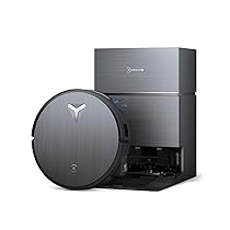 ECOVACS DEEBOT X11 Pro OMNI Robot Aspirapolvere Lavapavimenti con Stazione Pulizia, Aspirazione 19500Pa, OZMO ROLLER 2.0, TruEdge 3.0, Ascensione massima di 4 cm, ZeroTangle 3.0, Tecnologia PowerBoost