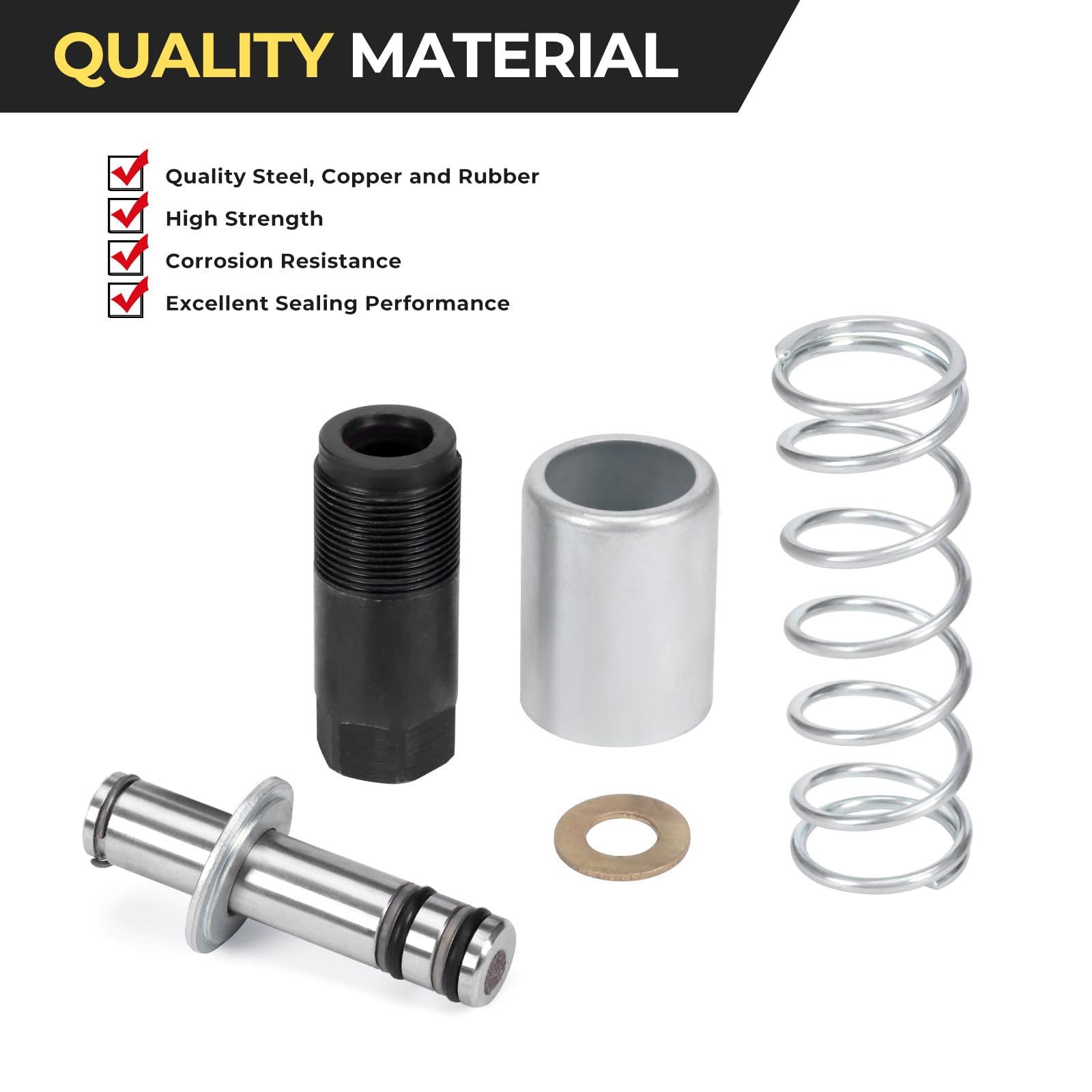 Zestaw naprawczy pompy tłokowej pompy tłokowej kompatybilny z Harbor Freight Costco Arcan Matco 3 Ton 3-1/4 tonowy podnośnik hydrauliczny podłogowy, zamiennik mniejszego tłoka