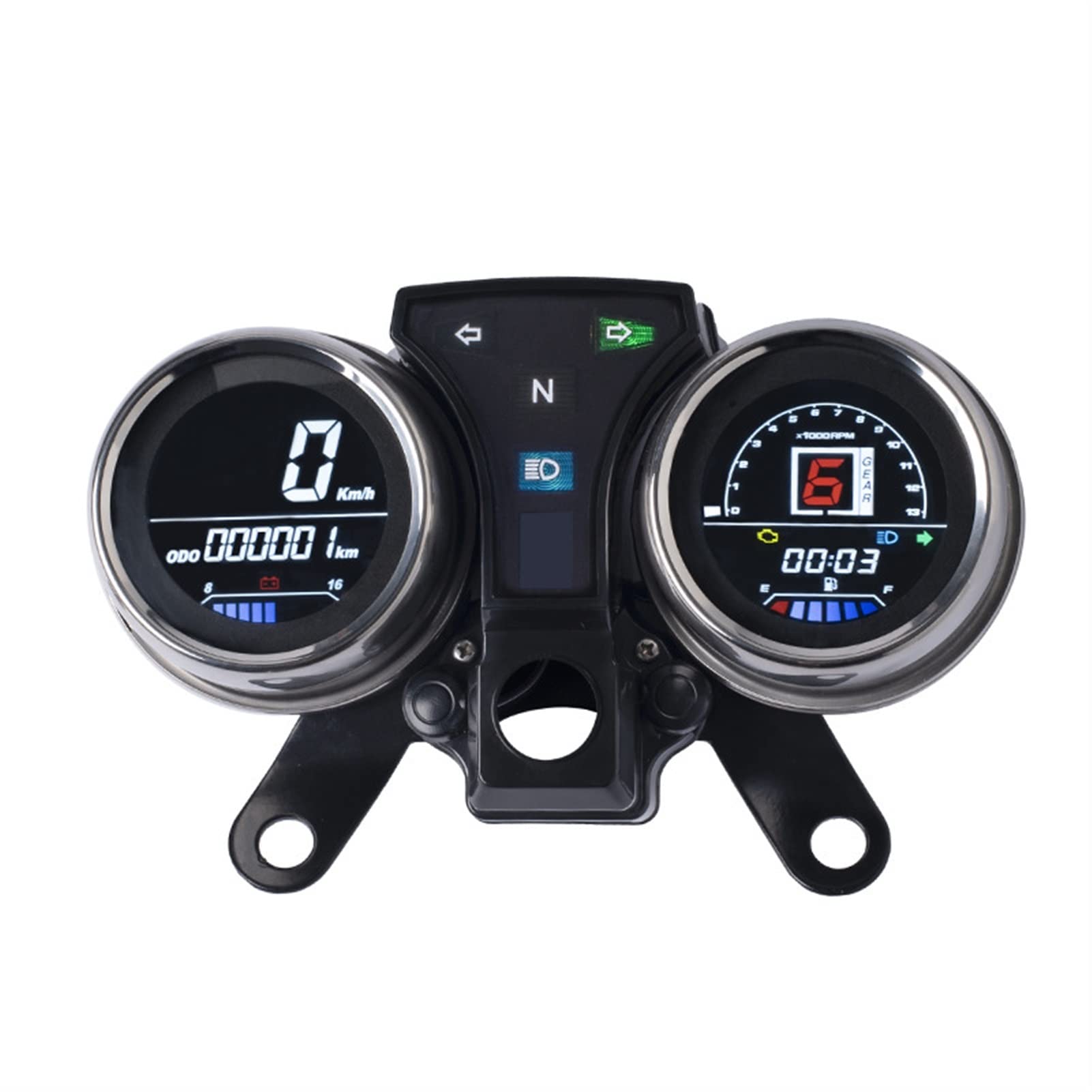 VA LCD Display Moto da corsa Tachimetro digitale CM125-150 Misuratore per motociclette