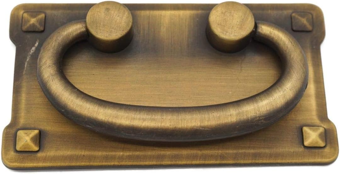 Mission Furniture Pull Mission Cabinet Hardware Arts and Crafts Cabinet Furniture Pulls Antique Brass Finish Large
