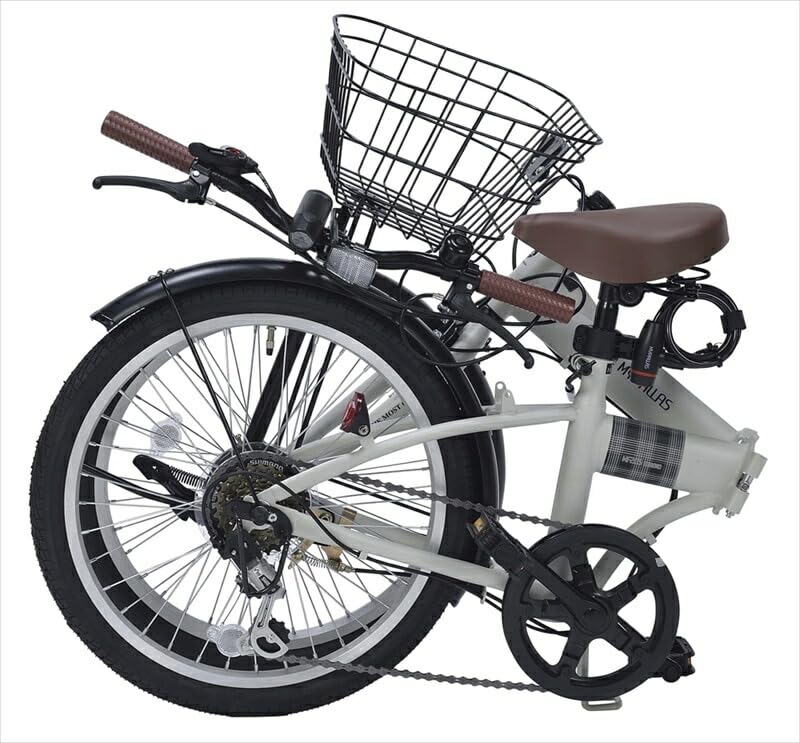 Amazon.co.jp: マイパラス 20インチ折りたたみ自転車 バスケット