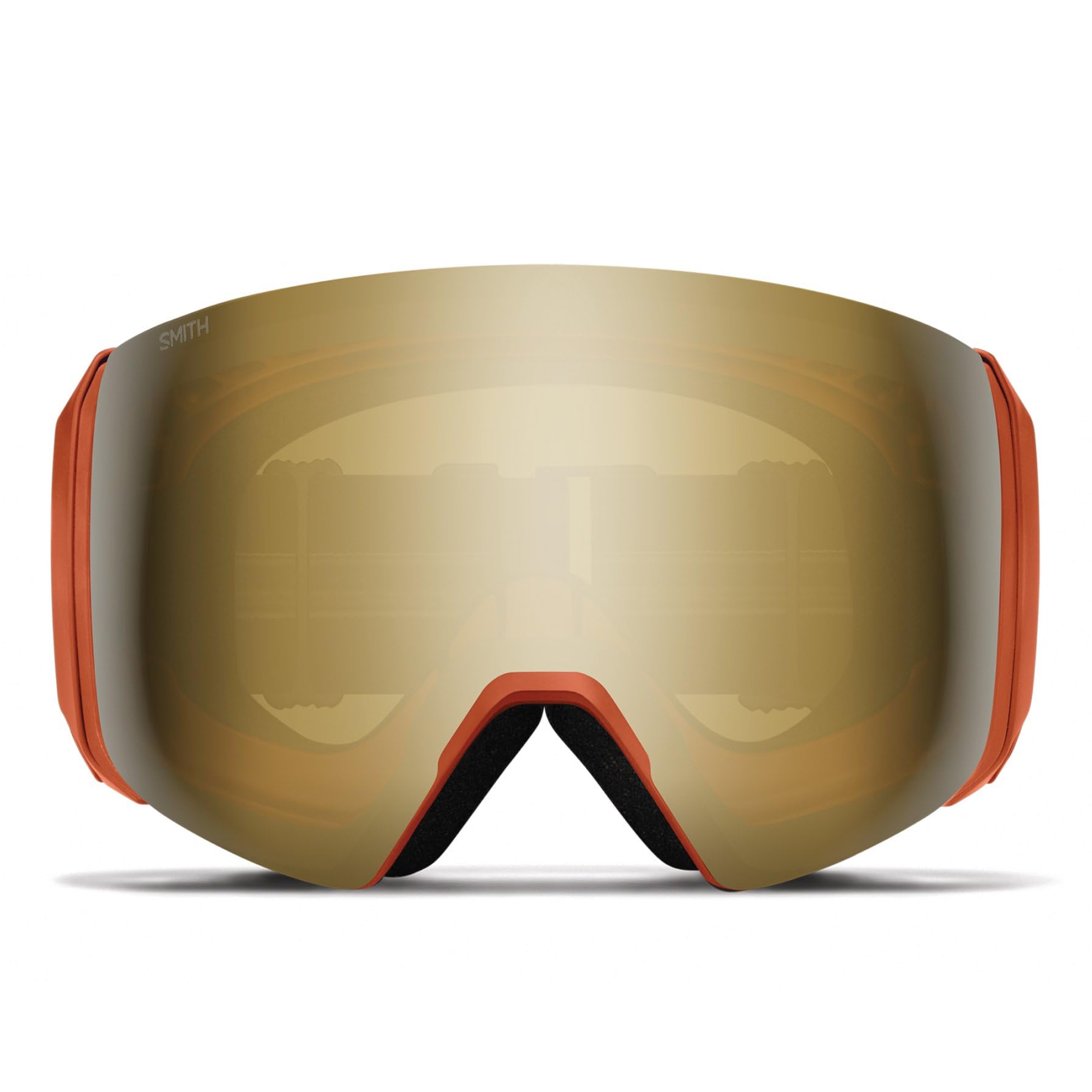 SMITH Occhiali da neve 4D Mag XL – Occhiali da sci e snowboard per adulti con BirdsEye Vision, prestazioni anti-appannamento e protezione UV al 100%, per uomo e donna – ruggine, ChromaPop Sun Black