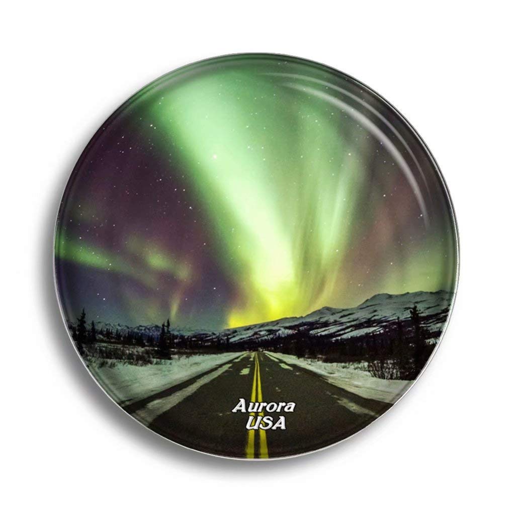 Fridge Magnet America USA Aurora Glass Magnets for Refrigerator Souvenirs Cute Crystal Magnet Decor for Whiteboard Office Home Gift
