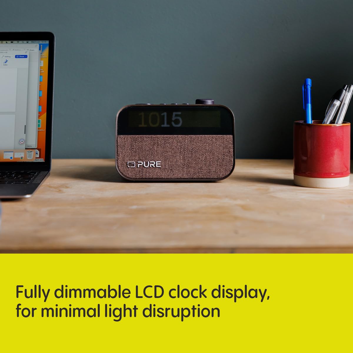 Pure Moment Charge, Alarm Clock Radio with Wireless Charging Pad, DAB+/FM, Bluetooth, Natural Sounds - Image 4