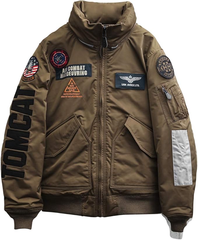 Amazon Avirex アビレックス Top Gun Cwu カスタム フライトジャケット クーポン対象外 Xl 055 Brown コート ジャケット 通販