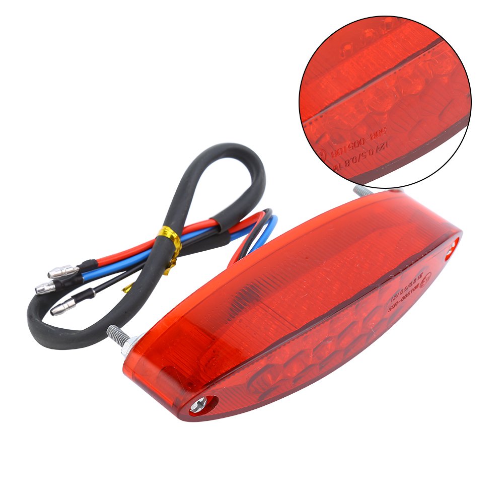 Luz Trasera de Freno de Motor de 28 LED para ATV LTZ King Quad Runner DR DRZ 650 400 Luz Trasera de Motocicleta ATV Luces de Freno Luz Trasera de Freno