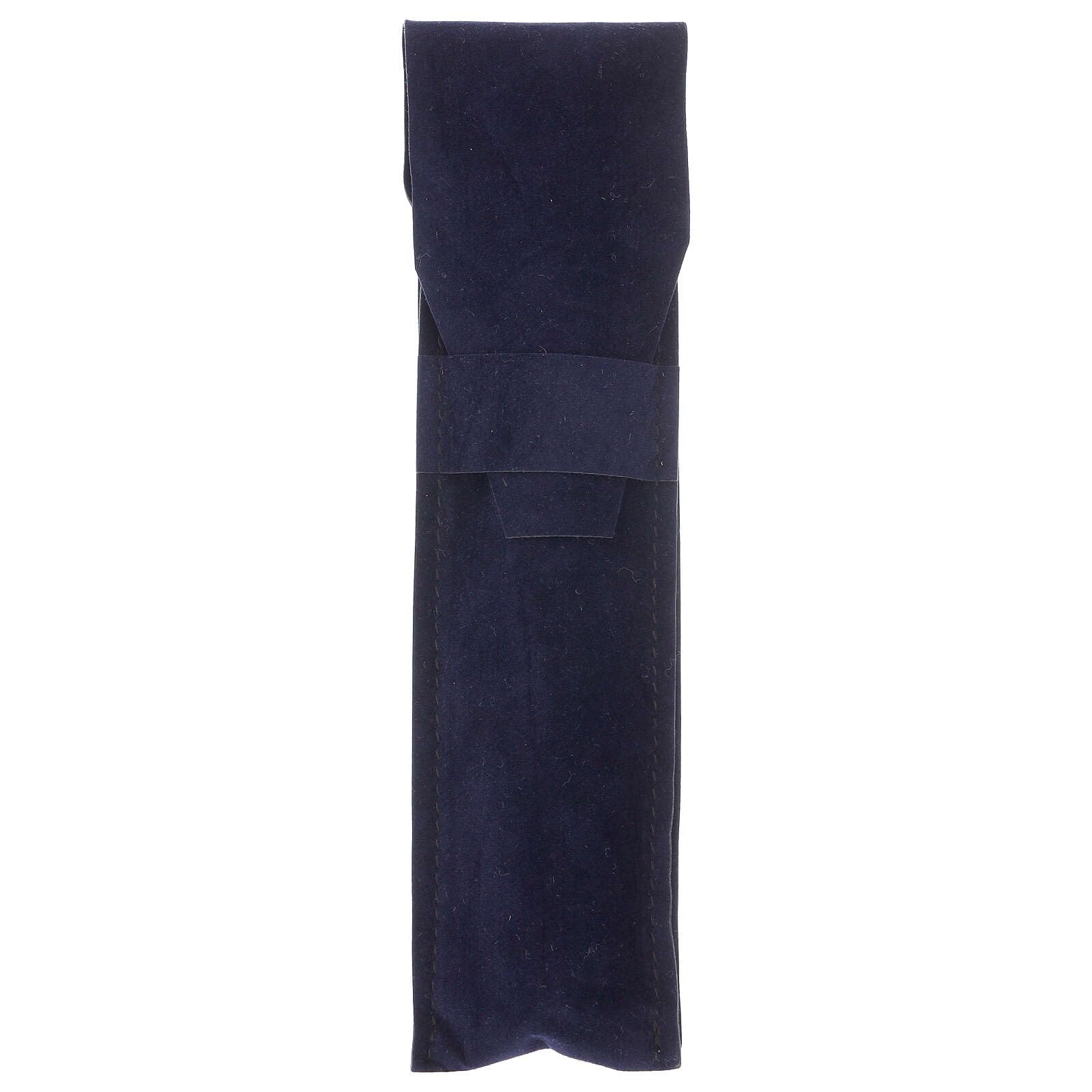 Holyart Accessori per Benedizione: Aspersorio Croce Ottone Argento 20 cm