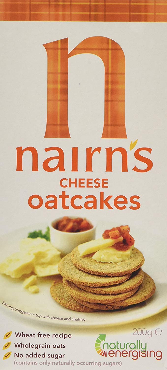 Nairn'sCheese Oatcakes - Fairtrade 200g (Pack of 6)