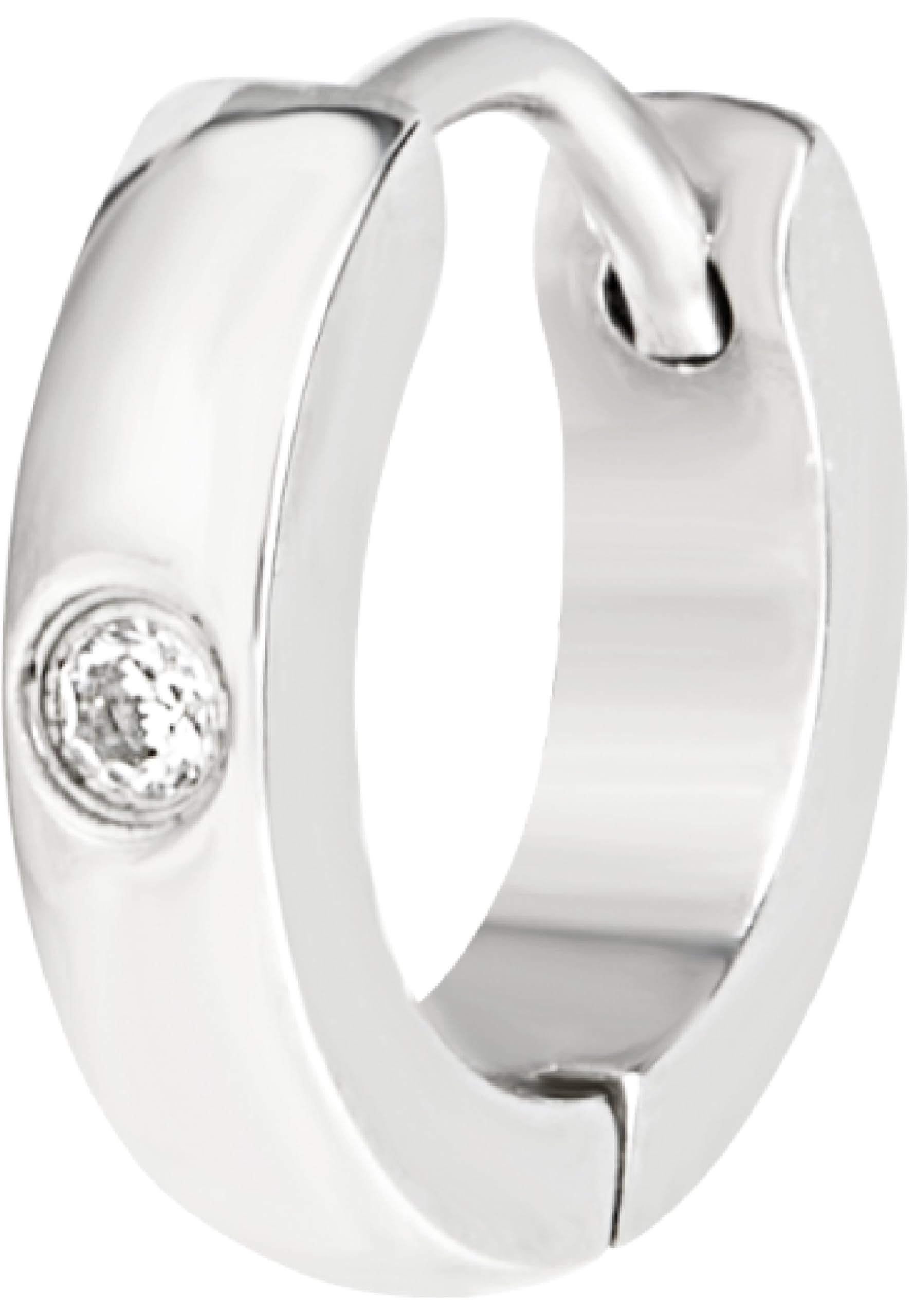 Breil, Collezione Alchemy, Orecchini Donna, Orecchini in Acciaio Lucido Silver con Pendente Perla d'Acqua Dolce, Forma Fluida, Chiusura a Farfalla, Dimensioni 45×19 mm, Idea Regalo Donna